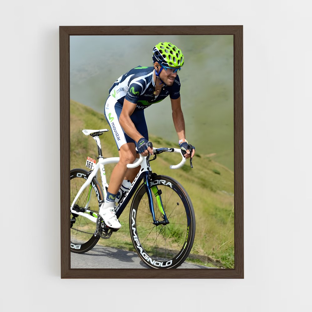 Poster La Route de Valverde – affiche Cyclisme (vue 5)